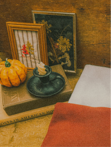 Fall Foliage Framed Embroidery Art