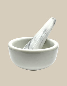 Marble Mortar and Pestle