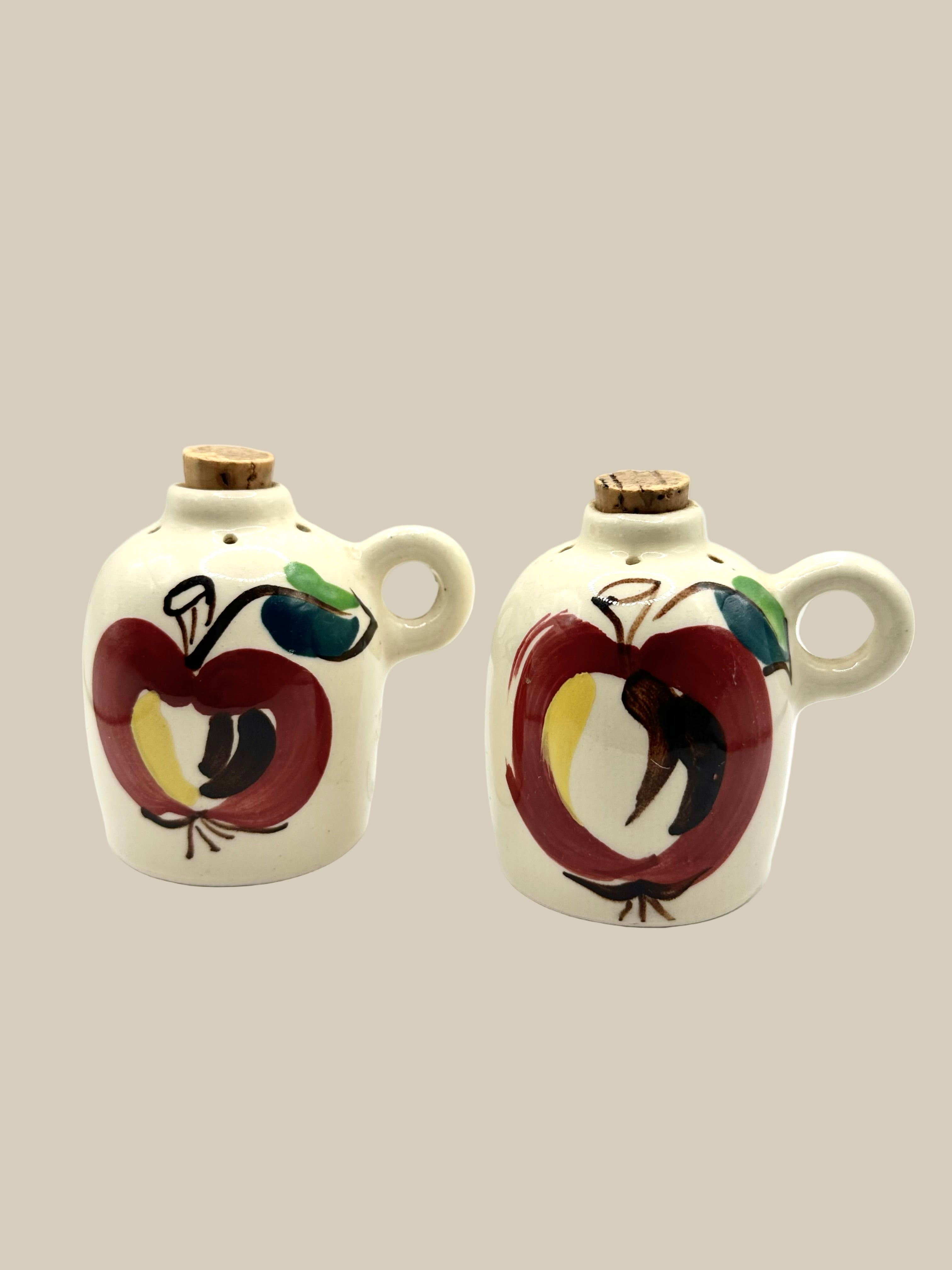 Double Sided Ceramic Salt and Pepper Set