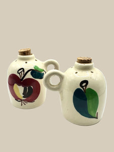 Double Sided Ceramic Salt and Pepper Set