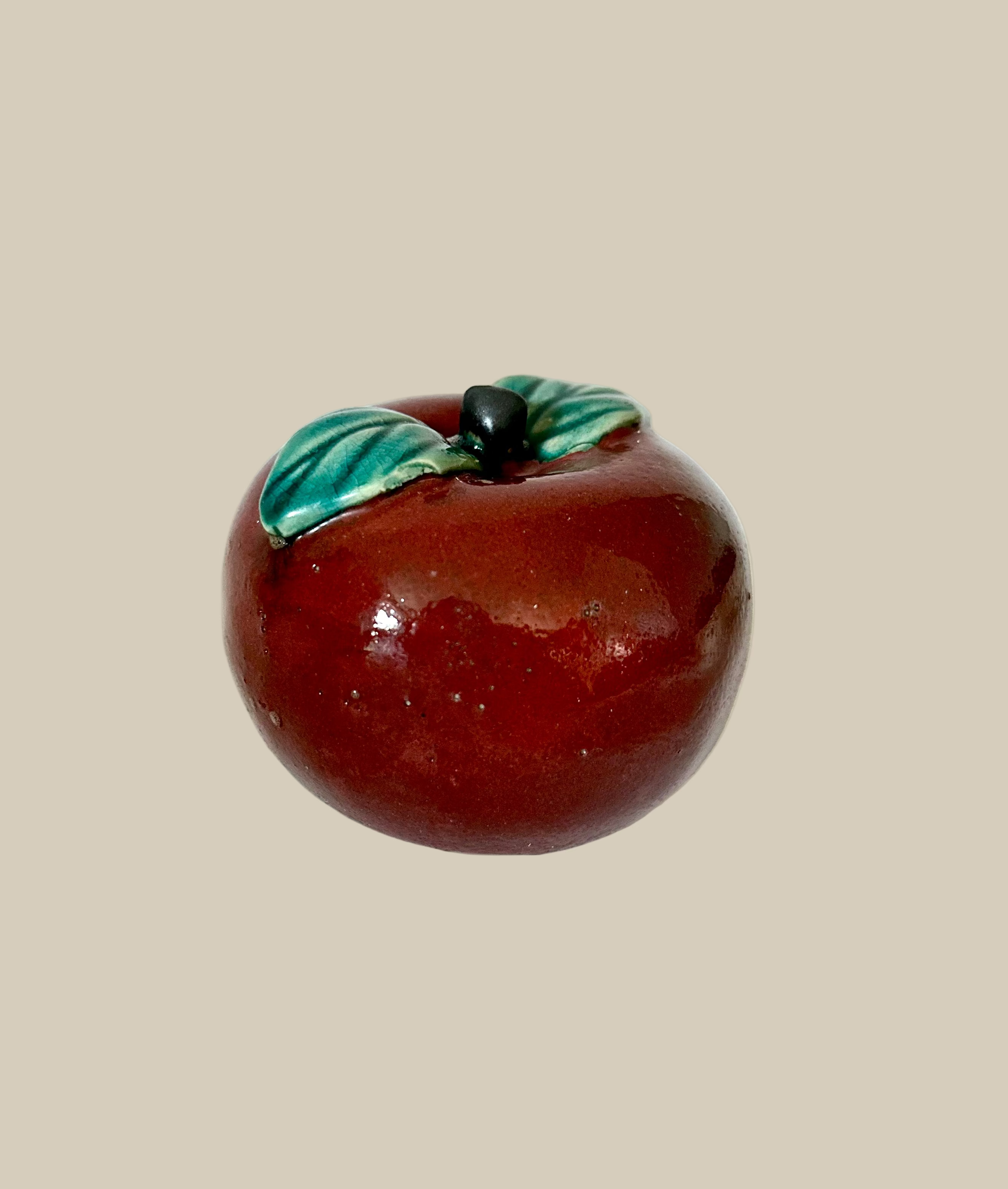 Hand Pained Ceramic Apples 5 Count