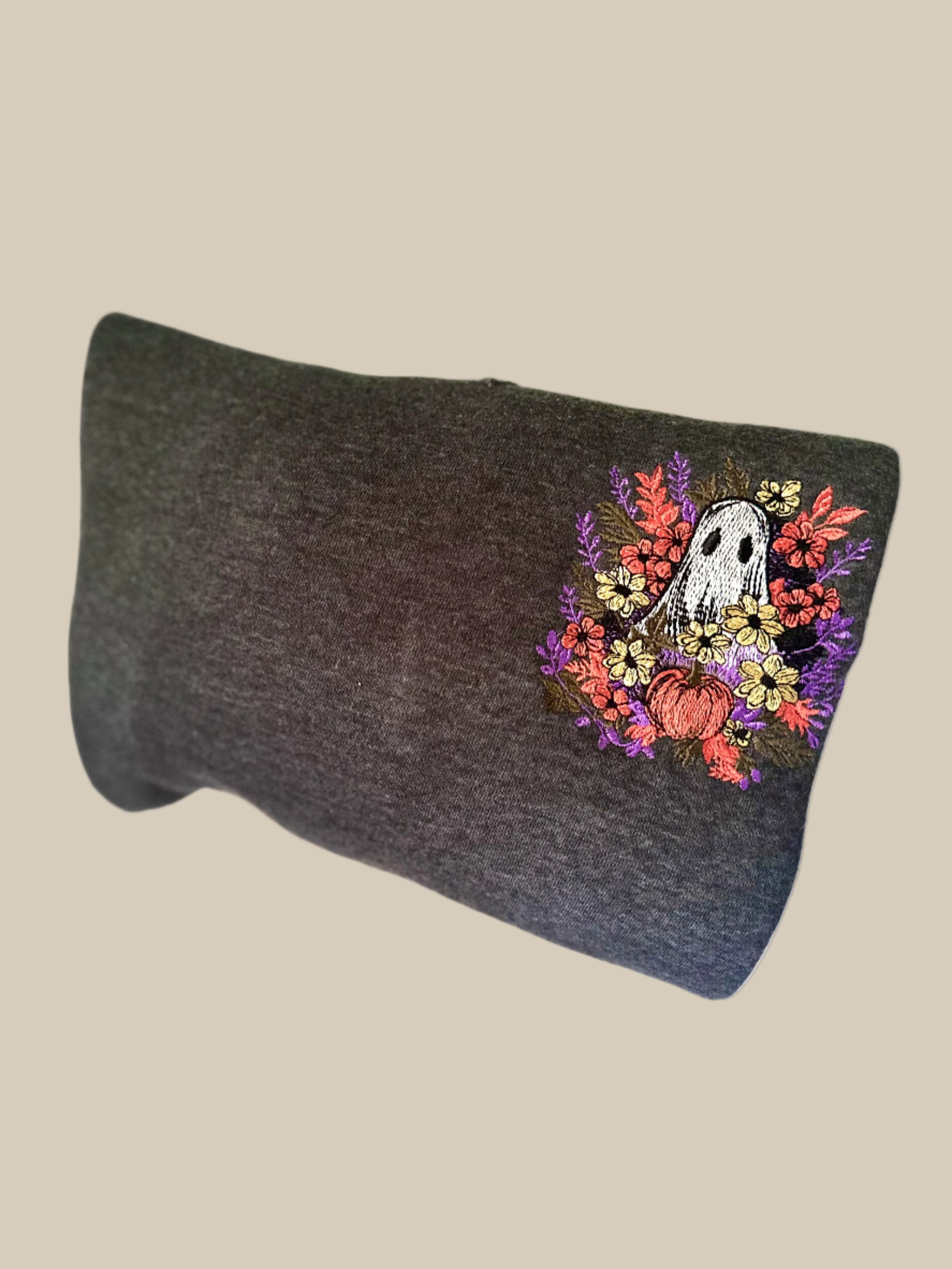 Floral Ghost Dark Grey