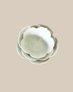 Floral Candle and Nesting Bowl Set