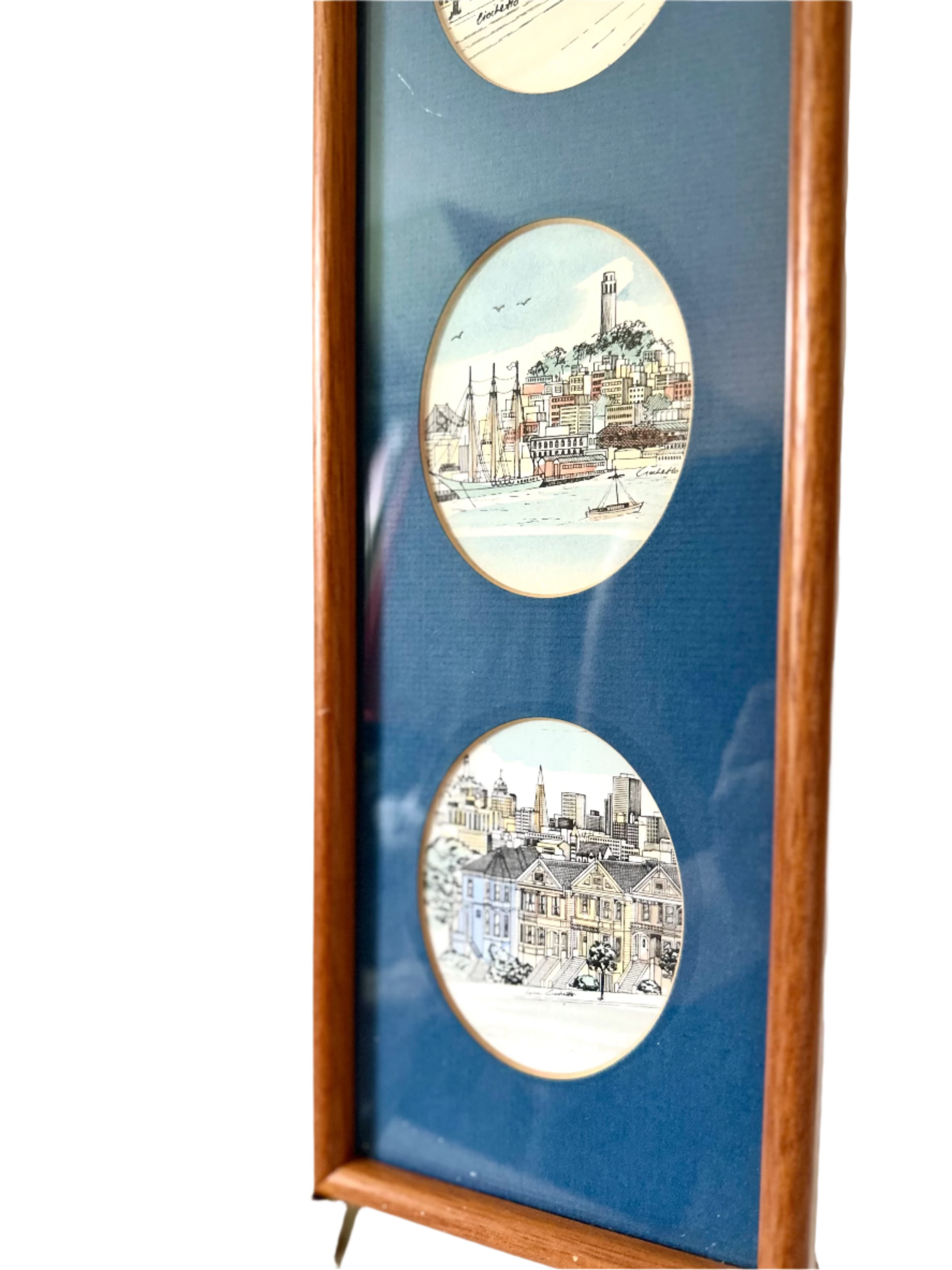 San Fransisco Watercolor Framed Art