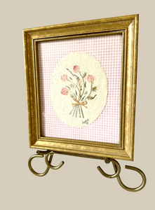 Mixed Media Floral Artwork