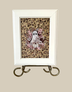 Floral Ghost Framed Art