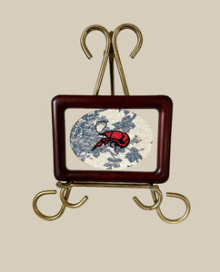 Crawfish Embroidered Art