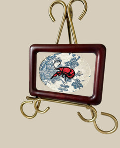 Crawfish Embroidered Art