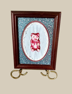 Gummy Bear Embroidered Art