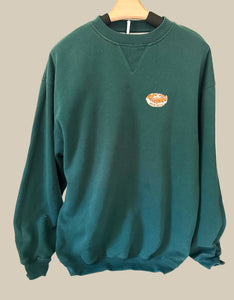 Dark Green Smoked Salmon Crewneck