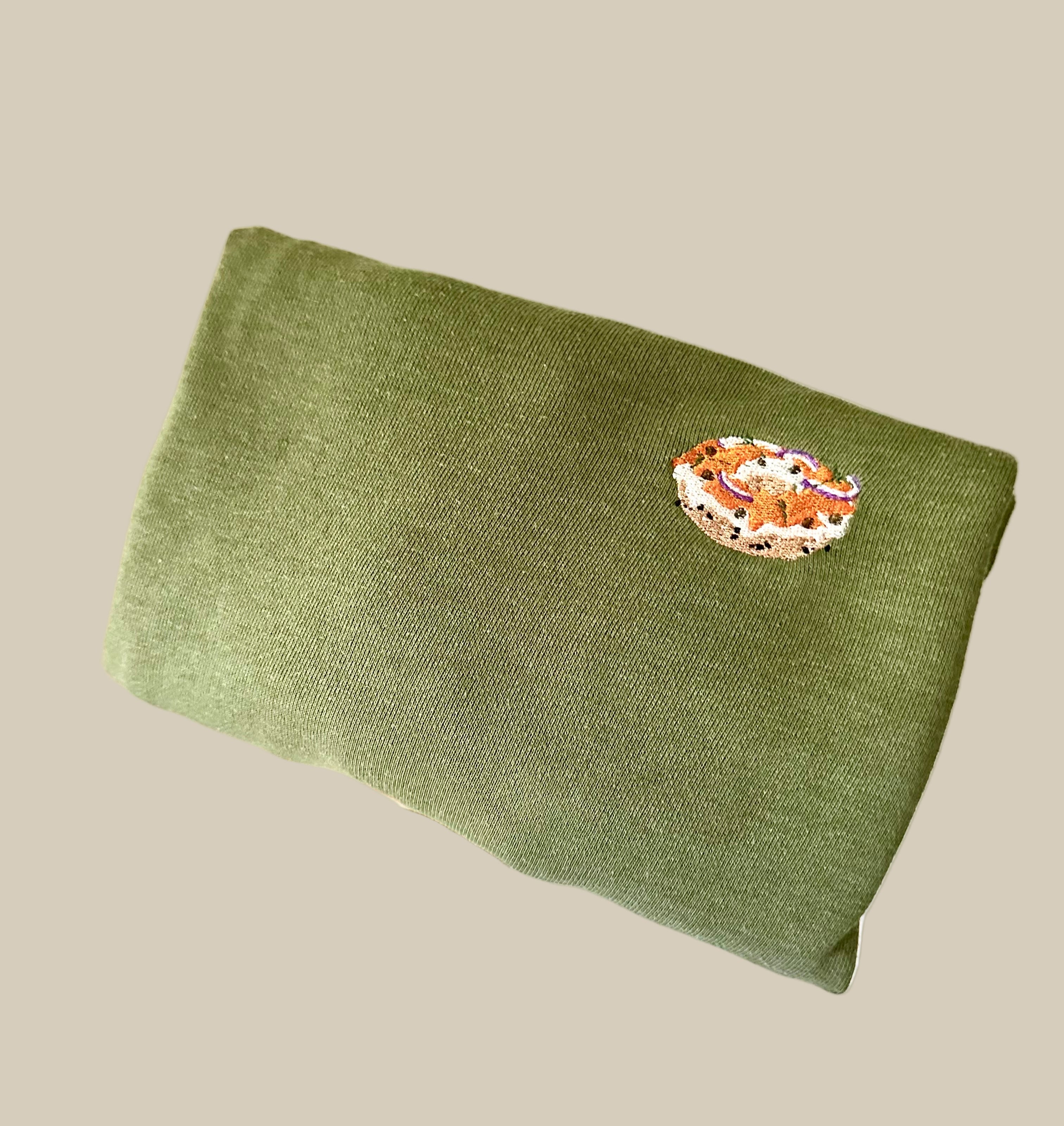 Sage Green Smoked Salmon Crewneck