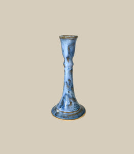 Blue Ceramic Candlestick