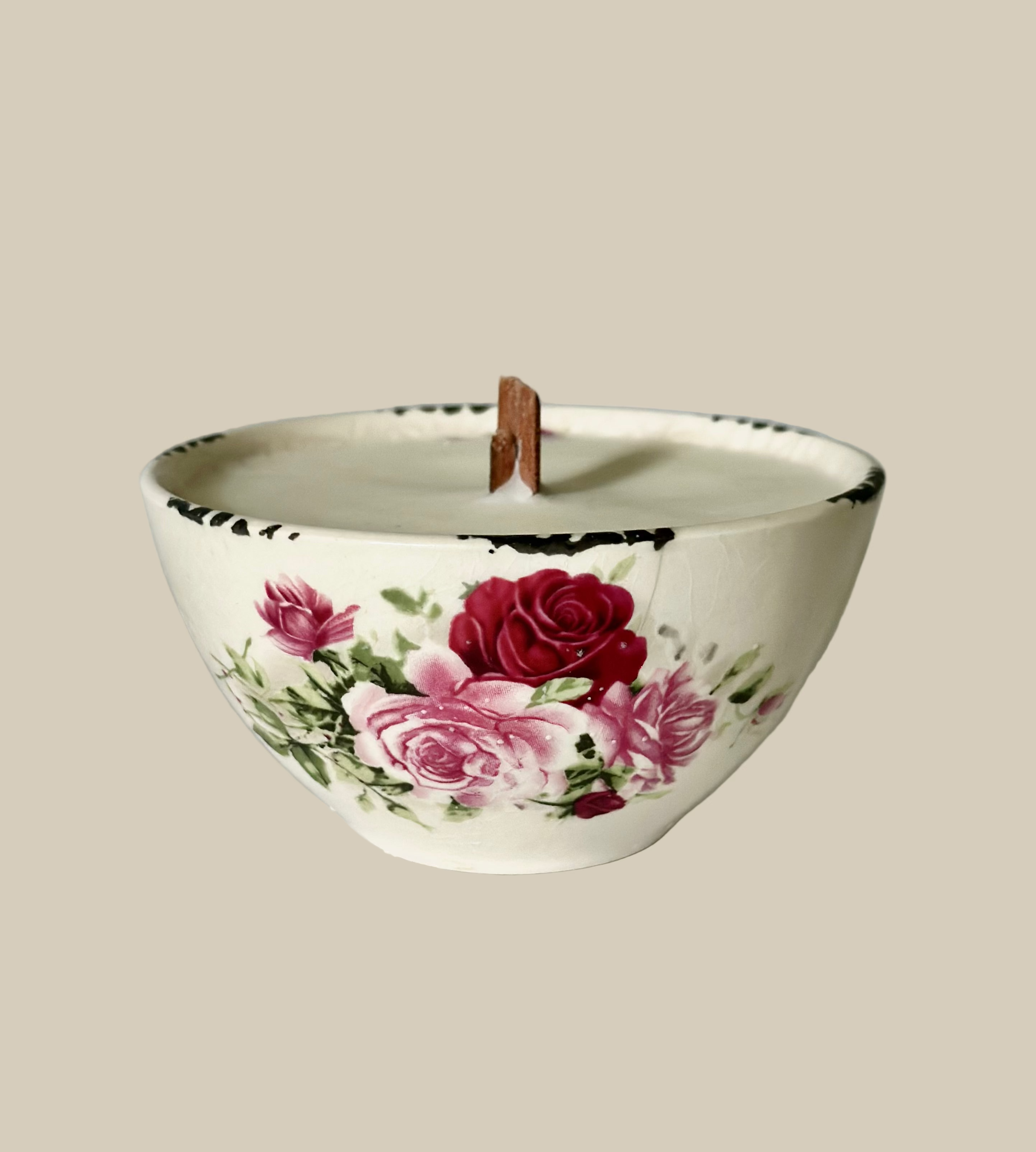 Rose Cup Soy Wax Candle