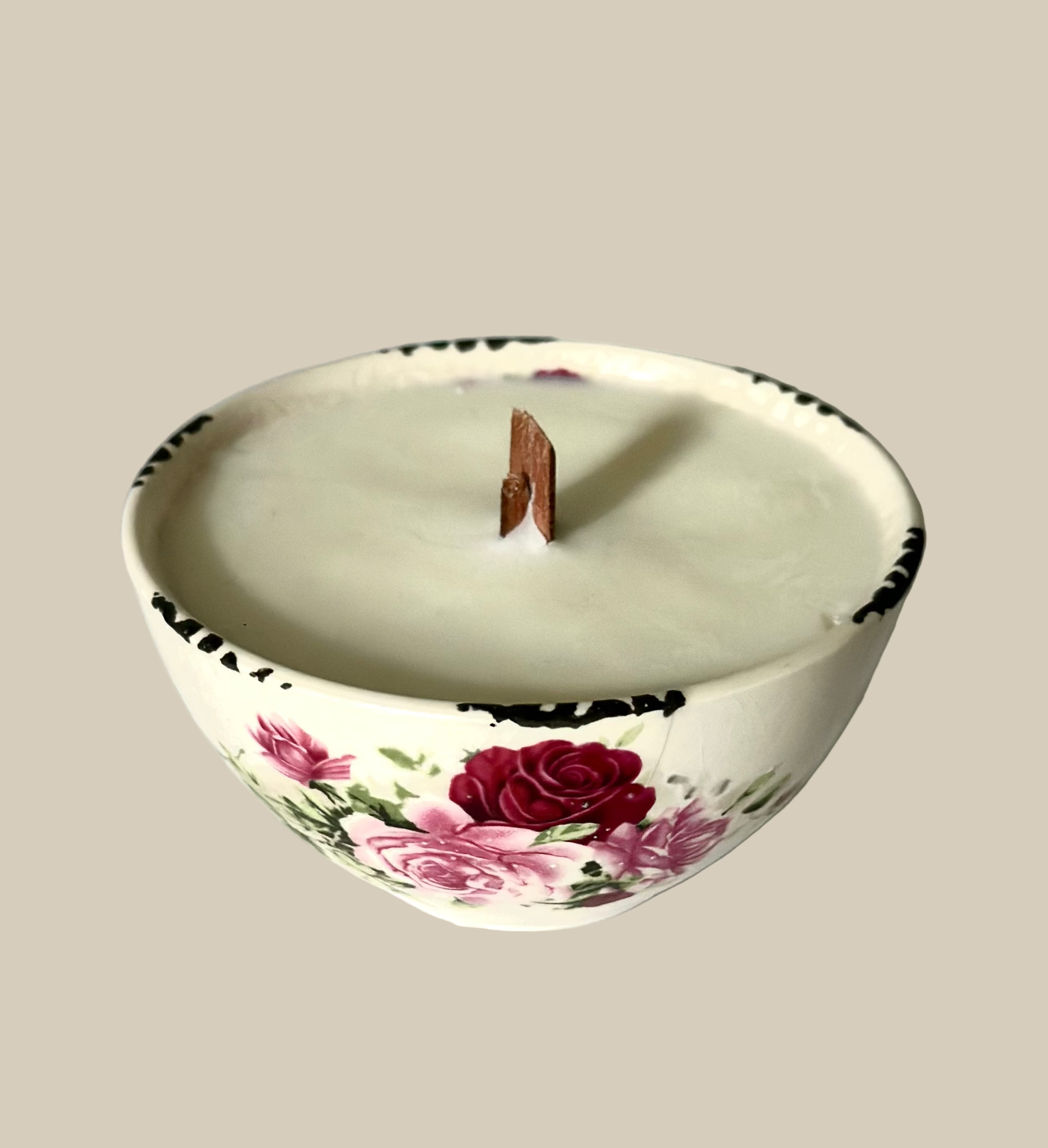 Rose Cup Soy Wax Candle
