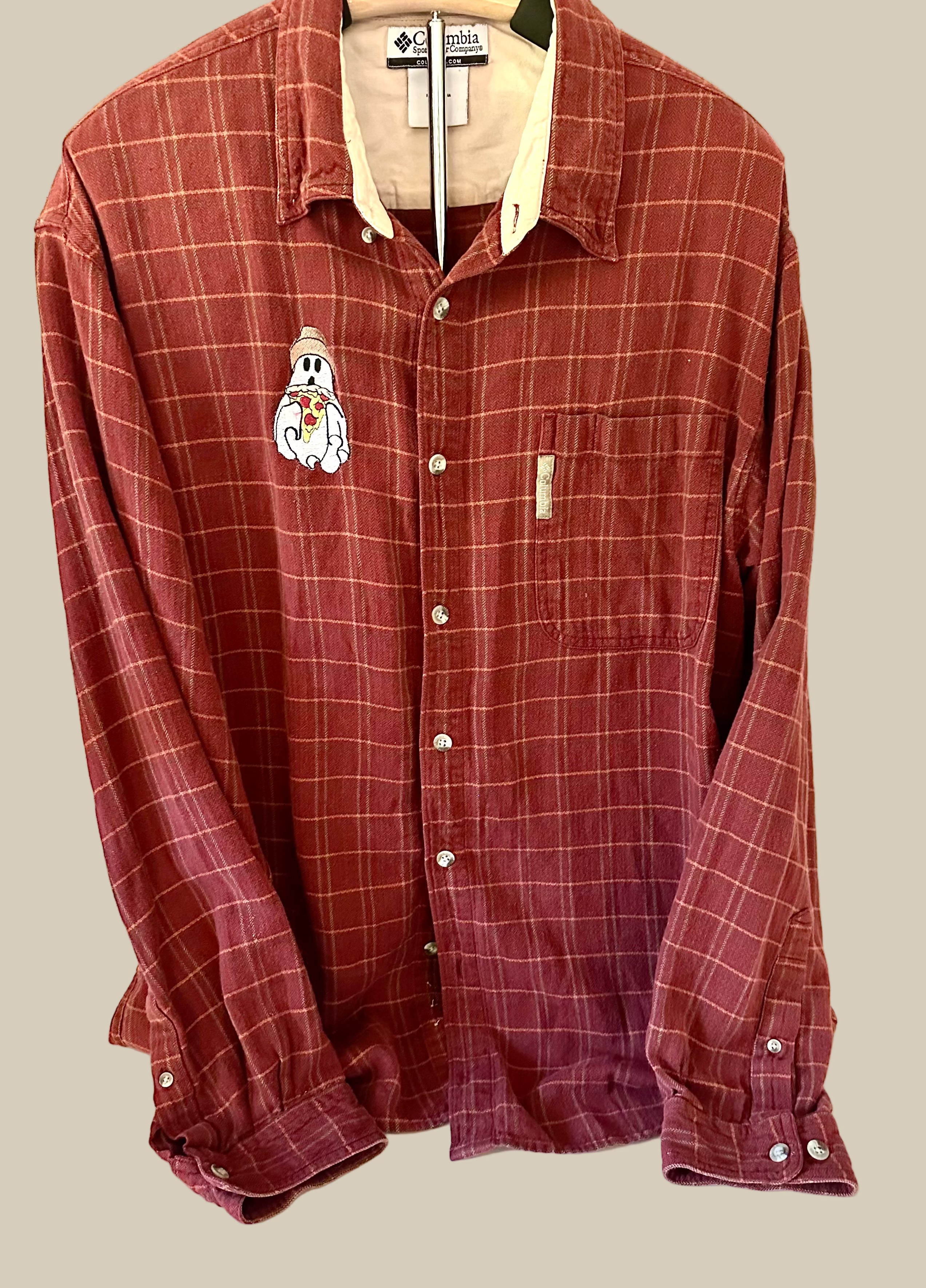 Pizza Ghost Flannel