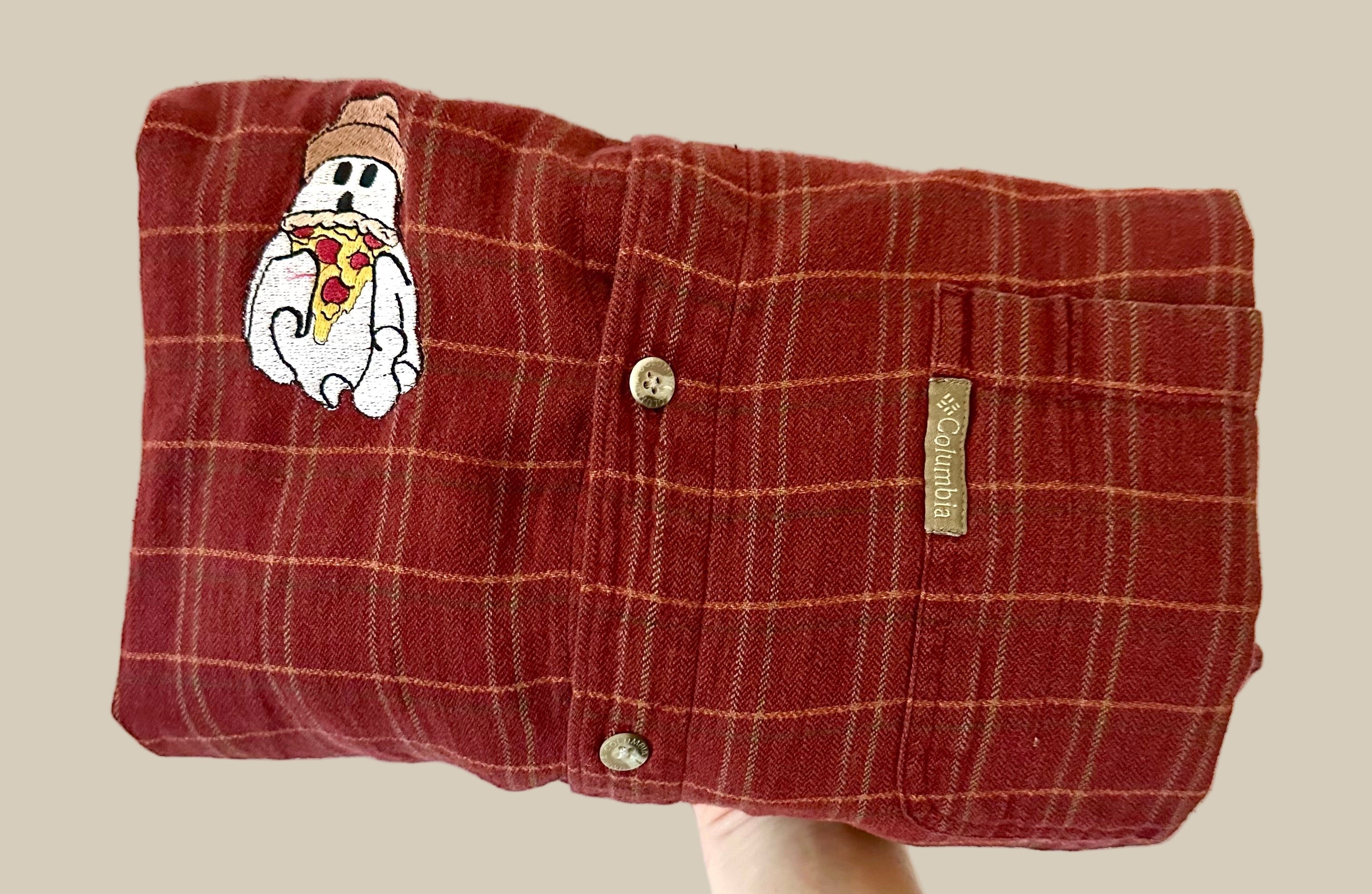 Pizza Ghost Flannel
